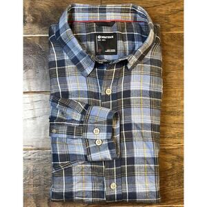 Marmot‎ Flannel Button Down Shirt Plaid Men’s XXL